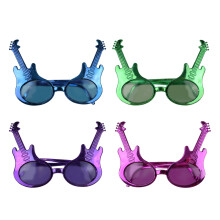 12Pcs Guitar Glasses Party Props Assorted Color Durable Funny Eyewear