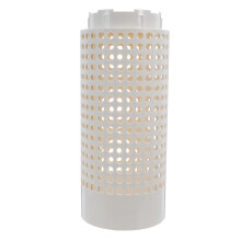 2Pcs Space-Saving White Worm Farm Bin for Organic Gardening Use