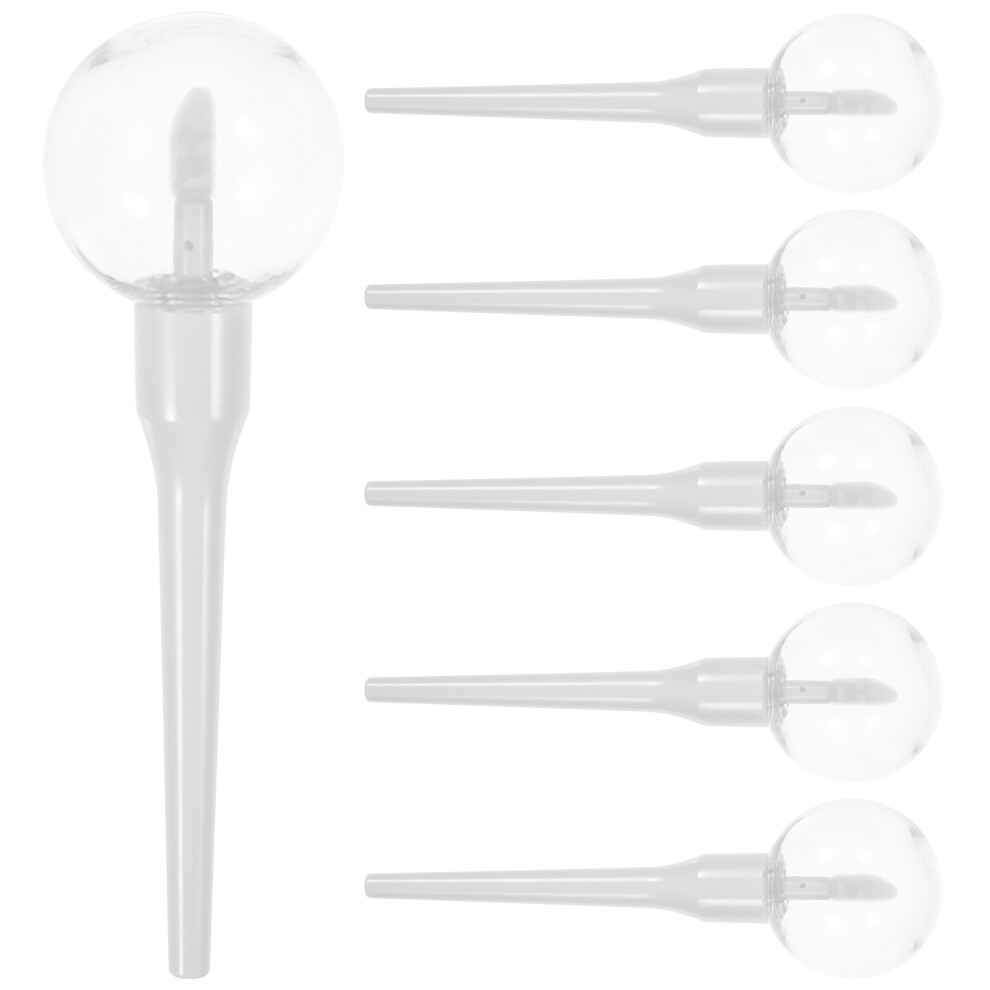 Happyyami White 12Pcs Empty Lip Gloss Tubes Plastic Refillable Lip Balm Bottles