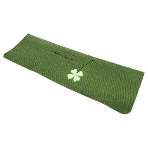 2Pcs Green Stair Step Carpet Pads Luminous Polyester Skid Resistant 2
