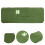 2Pcs Green Stair Step Carpet Pads Luminous Polyester Skid Resistant 11