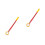 2Pcs Red Aluminum Window Pull Rods for Home Use Durable Easy Operation 4