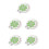5Pcs Iron Golf Hat Marker Clips with Firm Attachment for Golf Training 4