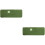 2Pcs Green Stair Step Carpet Pads Luminous Polyester Skid Resistant 8
