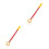 2Pcs Red Aluminum Window Pull Rods for Home Use Durable Easy Operation 10