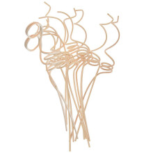 5Sets Beige Fiber Diffuser Sticks Natural Material for Home Freshener