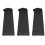 3Sets Compact Foldable Black Patio Heater Covers Waterproof Protector 4