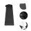 3Sets Compact Foldable Black Patio Heater Covers Waterproof Protector 10