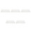 5Pcs Plastic Punch Pad for Crafting White Mute Punching Mat 5