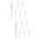12Pcs White Plastic Lip Gloss Tubes Refillable Lollipop Style Storage 9