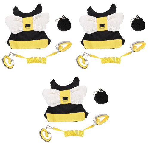 3Sets Gelbes -Geschirr Mit Bequemem Leash Für Schutz 2