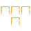 4Pcs Golden Aluminum Beekeeping Frame Grip Tool Secure Clamp for Hive 7
