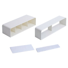 3Pcs White Wall Umbrella Holder No Drill Adhesive 4-Hole Storage Rack