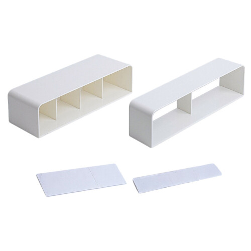 3Pcs White Wall Umbrella Holder No Drill Adhesive 4-Hole Storage Rack