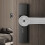 3Pcs Light Grey Silicone Door Handle Anti Slip Protective Covers 5