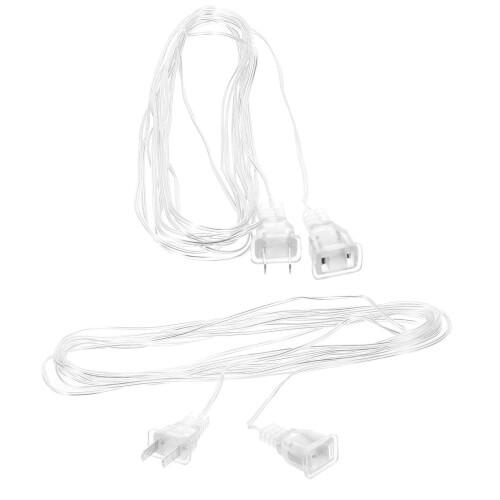 4Pcs Extension Cord Flexible PVC for Indoor Light Use