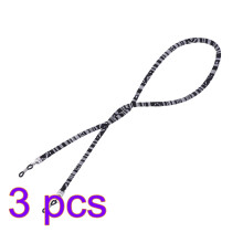 3Pcs Black Ethnic Style Eyeglasses Chain Durable Eyeglass Holder Cord
