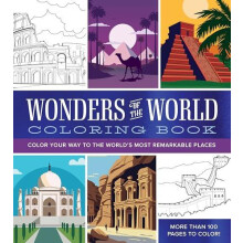Wonders of the World Coloring Book by Editors of Chartwell Books Paper