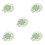 5Pcs Iron Golf Hat Marker Clips with Firm Attachment for Golf Training 5