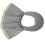 3Pcs Grey Hard Hat Visor Sun Shade with Reflective Strips Outdoor Use 1