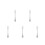 5Pcs Polished Stainless Divider for Crafting & Wood 9