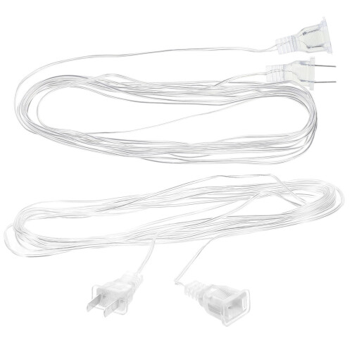 4Pcs Extension Cord Flexible PVC for Indoor Light Use 1
