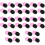 32Pcs Brush Cleaning Case Violet Sponge No Water Needed 8