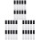 30Pcs Durable Black Plastic Lip Gloss Bottles for Refillable Use 2