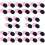32Pcs Brush Cleaning Case Violet Sponge No Water Needed 9