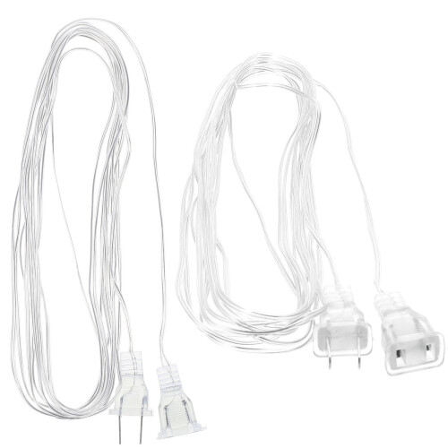 4Pcs Extension Cord Flexible PVC for Indoor Light Use 2