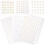 28Sheets Decorative Pearl Stickers Self Adhesive for Crafts Nails Face 3