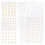 28Sheets Decorative Pearl Stickers Self Adhesive for Crafts Nails Face 2