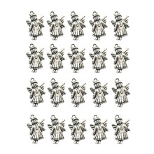 50Stk Engel Charms Legierung Für DIY Schmuck Basteln