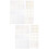 28Sheets Decorative Pearl Stickers Self Adhesive for Crafts Nails Face 9