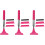 3Pcs Retractable Pink Car Window Cleaner Rearview Mirror Tool 6