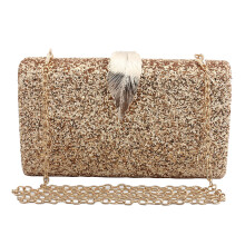 3St Chic Gouden Clutch Bag Met Medium Capaciteit Dames