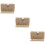 3St Chic Gouden Clutch Bag Met Medium Capaciteit Dames 9