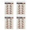 12Sheets Brown Eyebrow Tattoos Stickers Reusable Natural-Look Eyebrows 1