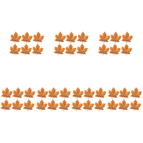 42St Wear-Resistant Gouden Maple Leaf Borduurpatch Voor Kleding 1