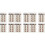12Sheets Brown Eyebrow Tattoos Stickers Reusable Natural-Look Eyebrows 4