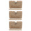 3St Chic Gouden Clutch Bag Met Medium Capaciteit Dames 8