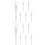 12St Mini Lipgloss Tubes Wit Herbruikbare Lollipops Plastic 7