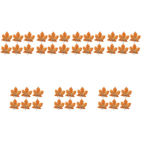 42St Wear-Resistant Gouden Maple Leaf Borduurpatch Voor Kleding 2