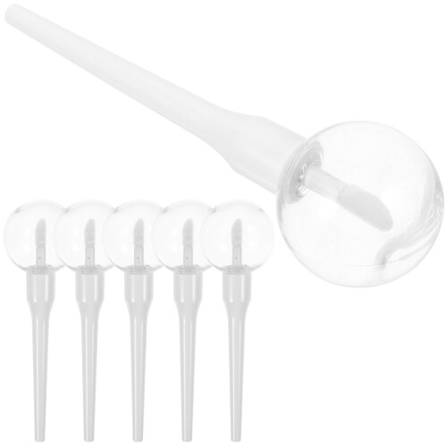 12St Mini Lipgloss Tubes Wit Herbruikbare Lollipops Plastic 2