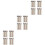 12Sheets Brown Eyebrow Tattoos Stickers Reusable Natural-Look Eyebrows 5