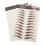12Sheets Brown Eyebrow Tattoos Stickers Reusable Natural-Look Eyebrows 11