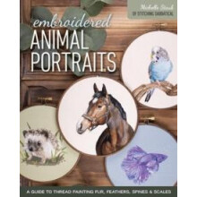 Embroidered Animal Portraits by Michelle Staub Paperback Book