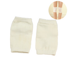 3Pcs Beige Knee Warmers with Anti-Skid Texture for Exercise