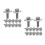 80Ensembles Accessoires Couvercle Casserole Joint Silicone Vis 6