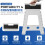 15 Inch Foldable Step Stool Strong Plastic 150kg 4